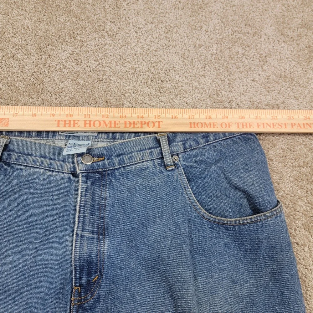 Vintage Guess Jeans USA Mens 42X34 Relaxed Straight Leg Denim Blue AS22904 90s - Picture 3 of 8